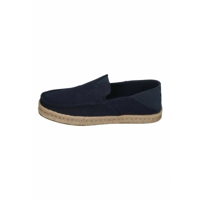 Abbildung von TOMS Herren Alonso Loafer Rope Flacher Slipper, Navy Heritage Canvas Suede, 46 EU