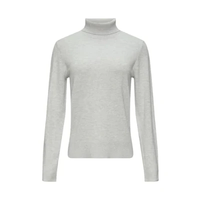 Abbildung von s.Oliver Black Label Feiner Rollkragen Strickpullover, Damen, Größe: 32, Taubengrau