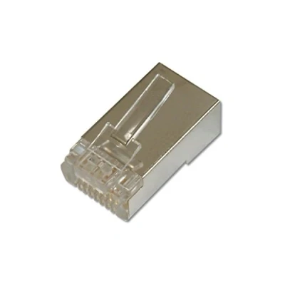 Abbildung von DIGITUS AK 219603 Cat 6 Crimpstecker 1 Stück RJ45 Netzwerkstecker Geschirmt Für Cat6 Netzwerkkabel, Patchkabel &amp; PoE Ethernet LAN Kabel 1GBase T 8P8C AWG 27/7 bis 24/7