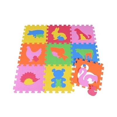 Abbildung von Knorrtoys® Puzzle Tiere, 9 Puzzleteile, Puzzlematte, Bodenpuzzle