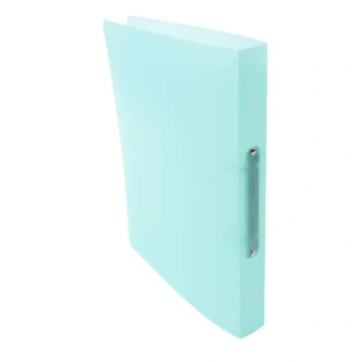Abbildung von Exacompta Ref. 54973E Packung mit 5 halbfesten Ringen, Polypropylen, Chromalin, 2 runde Ringe, Durchmesser 30 mm, Rücken 40 Außenmaße: 32 x 25 cm, A4 Format, Grün