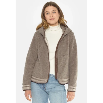 Abbildung von Fuchs Schmitt Fleecejacke, Damen, Größe: 34, Beige
