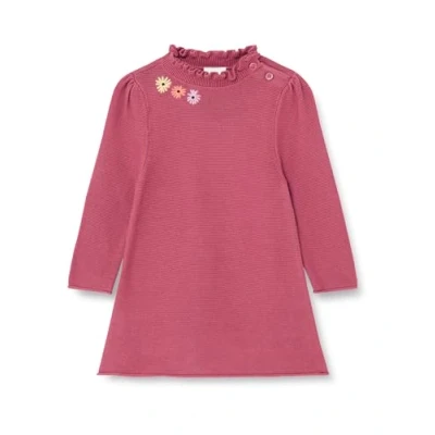 Abbildung von s.Oliver Jerseykleid Strickkleid mit Raffung Stickerei