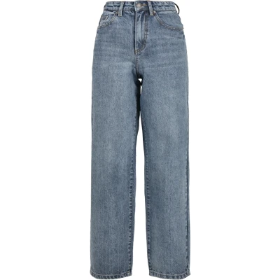Abbildung von Urban Classics Flared Jeans, Damen, Größe: 27, Tinted light blue washed