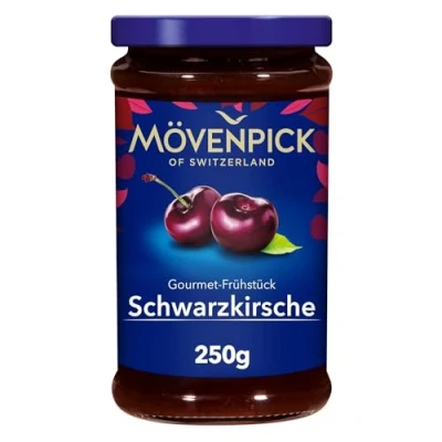 Abbildung von Mövenpick Gourmet Frühstück Baseler Schwarzkirsche, Fruchtaufstrich, 250 g