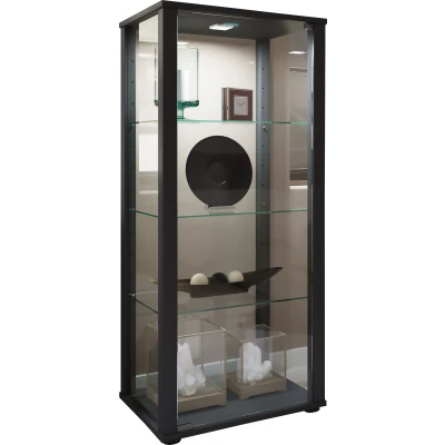 Abbildung von VCM Standvitrine Holz Glas Stand Vitrine Sammelvitrine Kavisa M