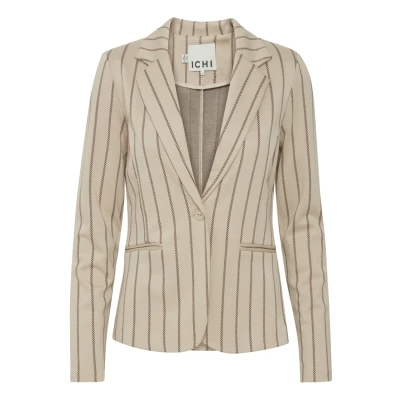 Abbildung von ICHI Ihruti B Blazer, Damen, Größe: Large, Doeskin