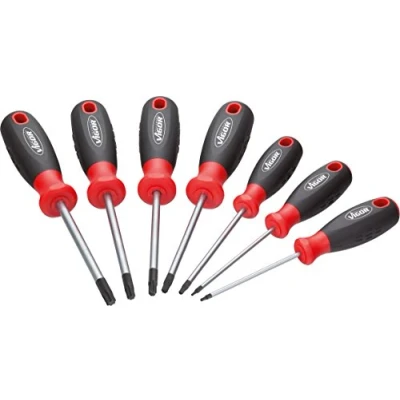 Abbildung von VIGOR V3366 Schraubendrehersatz 7 Innen Torx Display (Karton) Druckscheibe