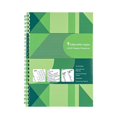 Abbildung von Collins Colplan A5 Wochennotizbuch 2023 Tagebuch Grün (61 23) Kompletter Planer, Agenda und