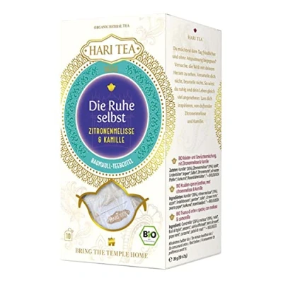 Abbildung von Hari Tea Die Ruhe selbst Zitronenmelisse &amp; Kamille 10 Beutel, 20g