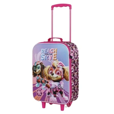 Abbildung von Paw Patrol Mighty Soft 3D Trolley Koffer, Rosa, 17 x 33 52 cm, Kapazität 26 L
