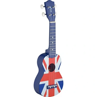 Abbildung von Stagg US UK FLAG Soprano Ukulele Linden mit Tasche blau