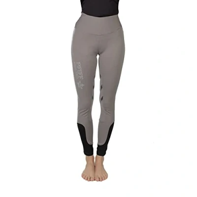 Abbildung von PFIFF 102483 Reitleggings &#039;Lucy&#039; Damen Grip Vollbesatz, grau 40