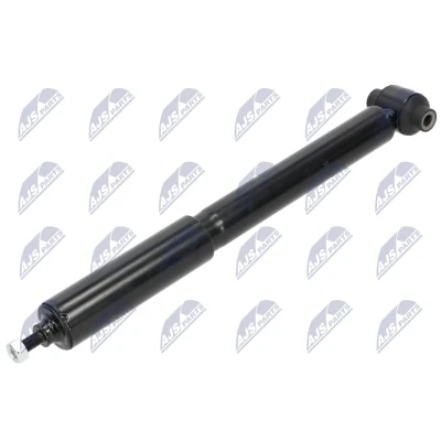 Abbildung von NTY A VV 011 Stoßdämpfer Hinterachse links, rechts Gasdruck Zweirohr Teleskop oben Stift, unten Auge VOLVO: V70 2, S80 I