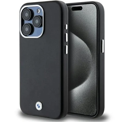 Abbildung von CG Mobile BMW BMHMP15L23PUFWK Hülle für iPhone 15 Pro 6.1&quot; Schwarz Signature Wrapped Metal