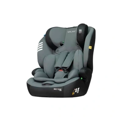 Abbildung von Play Belt One i size Autositz, Gruppe 1/2/3, für Kinder von 15 Monaten bis 12 Jahren (76 150 cm), universelle Installation mit Gurt