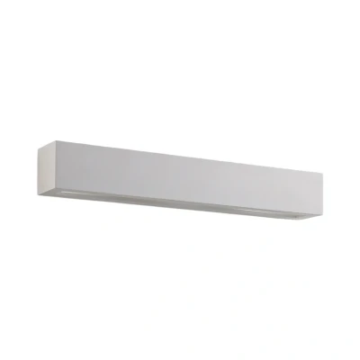 Abbildung von Lindby Wandlampe Tjada, 51 cm, weiß, Gips, G9, bemalbar