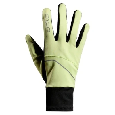 Abbildung von Odlo Sporthandschuhe Herren Damen Intensity Safety Light I Fahrradhandschuhe Laufhandschuhe Unisex