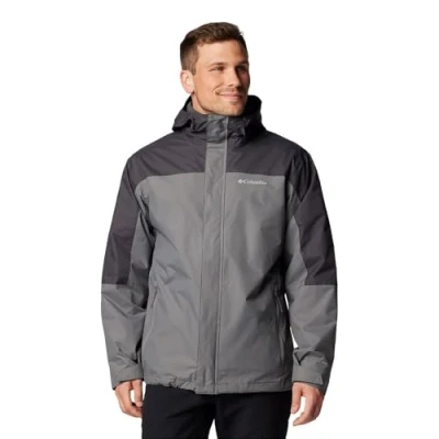Abbildung von Columbia Herren Tunnel Falls 2 Interchange Jacket 3 in 1 Wintermantel, City Grey/Shark, M