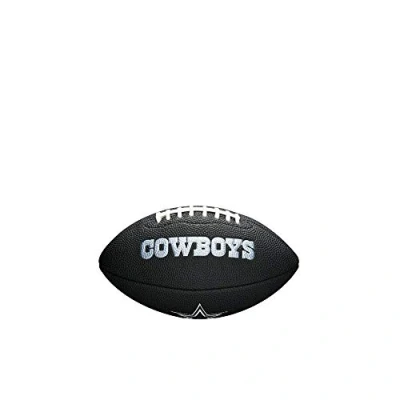 Abbildung von Wilson Unisex Youth MINI NFL TEAM SOFT TOUCH FB BL DL American Football, BLACK,