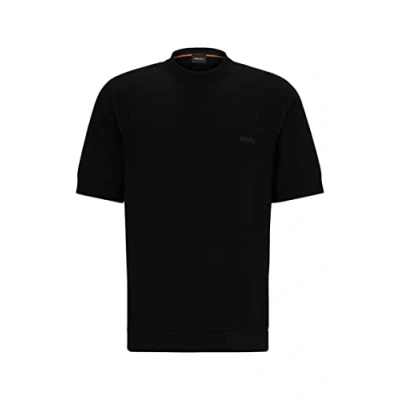 Abbildung von BOSS Amotish Tshirt basic, Herren, Größe: Small, Black