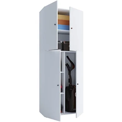 Abbildung von VCM Mehrzweckschrank Holz Besenschrank Staubsauger Putzschrank Lona (1 St)