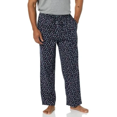 Abbildung von Amazon Essentials Herren Gewebte Pyjamahose, Gerade Geschnitten, Marineblau Paisley, 3XL