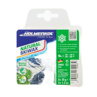 Abbildung von Holmenkol Natural Skiwax 2 x 35g Ski und Snowboardwachs