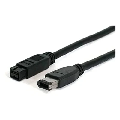 Abbildung von StarTech.com 1,8 m IEEE 1394 FireWire Kabel 9 6 M/M polig (M) auf 800 Schwarz 1394_96_6