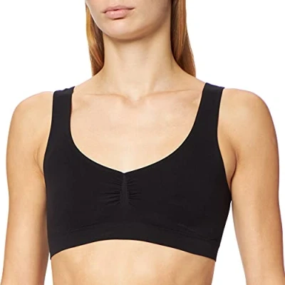 Abbildung von Trigema Damen 512311 Bustier, Schwarz (Schwarz 008), 46 (Herstellergröße: XL)