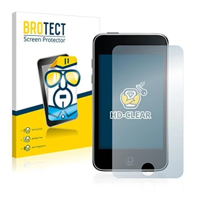 Abbildung von BROTECT (2 Stück Schutzfolie für Apple iPod Touch (2. Gen.) Displayschutz Folie Ultra Klar