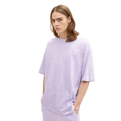 Abbildung von TOM TAILOR Denim Herren T Shirt 1035601, 31042 Lilac Vibe, XL