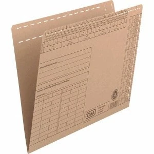 Abbildung von 50 x Elba Einstellmappe Universal Natronkarton naturbraun