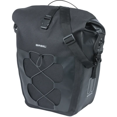 Abbildung von Einzelne Fahrradtasche Basil Navigator Waterproof MIK 22 Liter 19 X 27 41 Cm Schwarz
