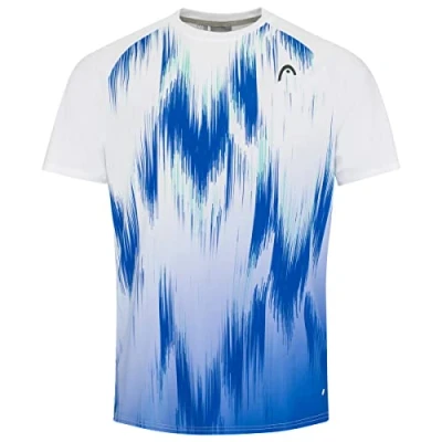Abbildung von Head Topspin Tshirt print, Herren, Größe: Medium, Blau