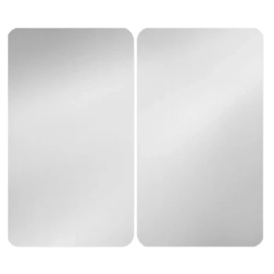 Abbildung von WENKO Herd Abdeckplatte &quot;Silber&quot;, (Set, 2 tlg.), für alle Herdarten
