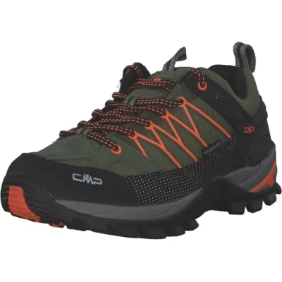 Abbildung von CMP Rigel LOW Trekking Shoes WP Hikingschuh, Herren, Größe: 40, Torba/flash orange Schuhe