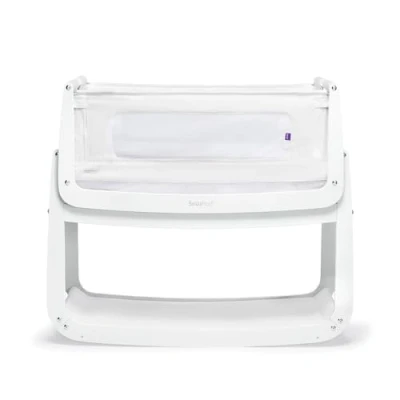 Abbildung von Snuz Beistellbett Baby SnuzPod Babybett mit Atmungsaktiver Matratze. Vielseitig und tragbar, dank herunterziehbare, netzbezogenen Seitenwänden leichtgewichtig abnehmbaren Stubenwagen, Weiß