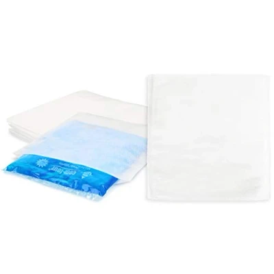 Abbildung von com four® 25x Einweg Vlieshülle für Kalt &amp; Warm Mehrfach Gel Kompresse Kühlpack Schutzhülle zum Schutz Ihrer Haut