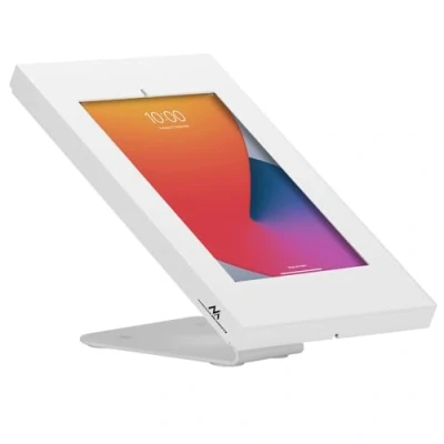 Abbildung von Maclean MC 475 Tablet Halterung mit Diebstalschutz Tisch oder Wandmontage Kompatibel 9.7&quot; 11&quot;, iPad/iPad Air/iPad Pro, Samsung Galaxy Tab A/Tab A7/Tab S6 Lite (Weiß)