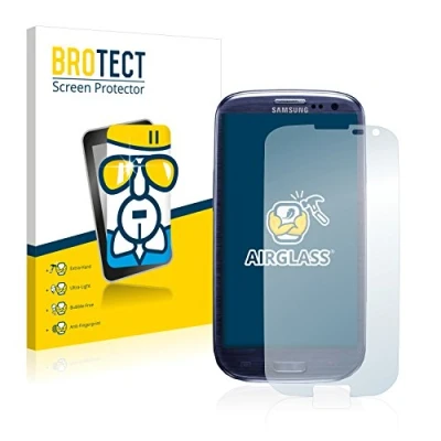 Abbildung von BROTECT Schutzglas für Samsung Galaxy S3 I9300 Schutzfolie Panzer Folie Glas [Extrem Kratzfest 9H, Anti Fingerprint, Ultra Transparent]