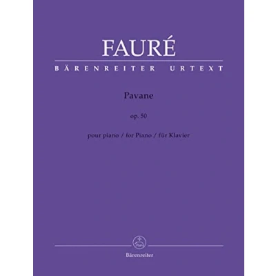 Abbildung von Pavane für Klavier op. 50. Spielpartitur, Urtextausgabe. BÄRENREITER URTEXT