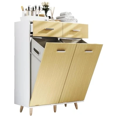 Abbildung von VCM Hochschrank Wäscheschrank Wäschetruhe Wäschebox Landos L (1 St)