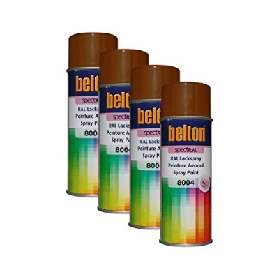 Abbildung von Kwasny 4X 324 168 Belton Spectral Lackspray RAL 8004 kupferbraun Hochglanz 400ml