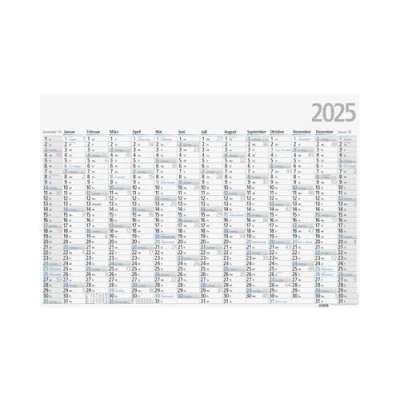 Abbildung von GLOCKEN Lesezeichenkalender Plakatkalender 102x68cm A1 14 Monate gefalzt Kalendarium 2025