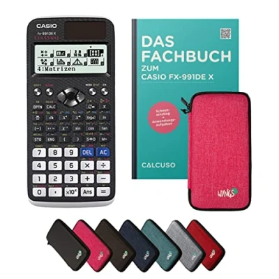Abbildung von CALCUSO Standardpaket Pink mit Taschenrechner Casio FX 991DE X ClassWiz