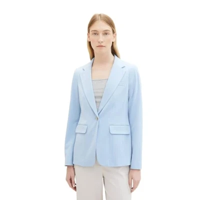 Abbildung von TOM Tailor Blazer, Damen, Größe: 36, Light fjord blue