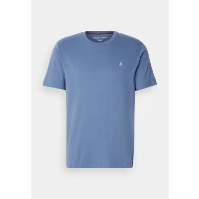 Abbildung von Marc O&#039;Polo Short Sleeve LOGO Crewneck Tshirt basic, Herren, Größe: Small, Storm