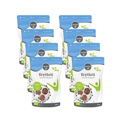 Abbildung von borchers 8x Bio Erythrit 300g kalorienfreies Süßungsmittel Zuckerfrei Zahnfreundlich 2,4 kg