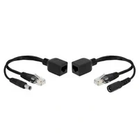 Abbildung von Passives PoE Adapter Set RJ 45 &gt; DC 5,5 x 2,5mm